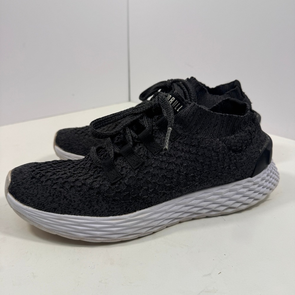 NOBULL Trainer Men's Knit Training Sneakers Black Size 7.5 - Picture 2 of 9